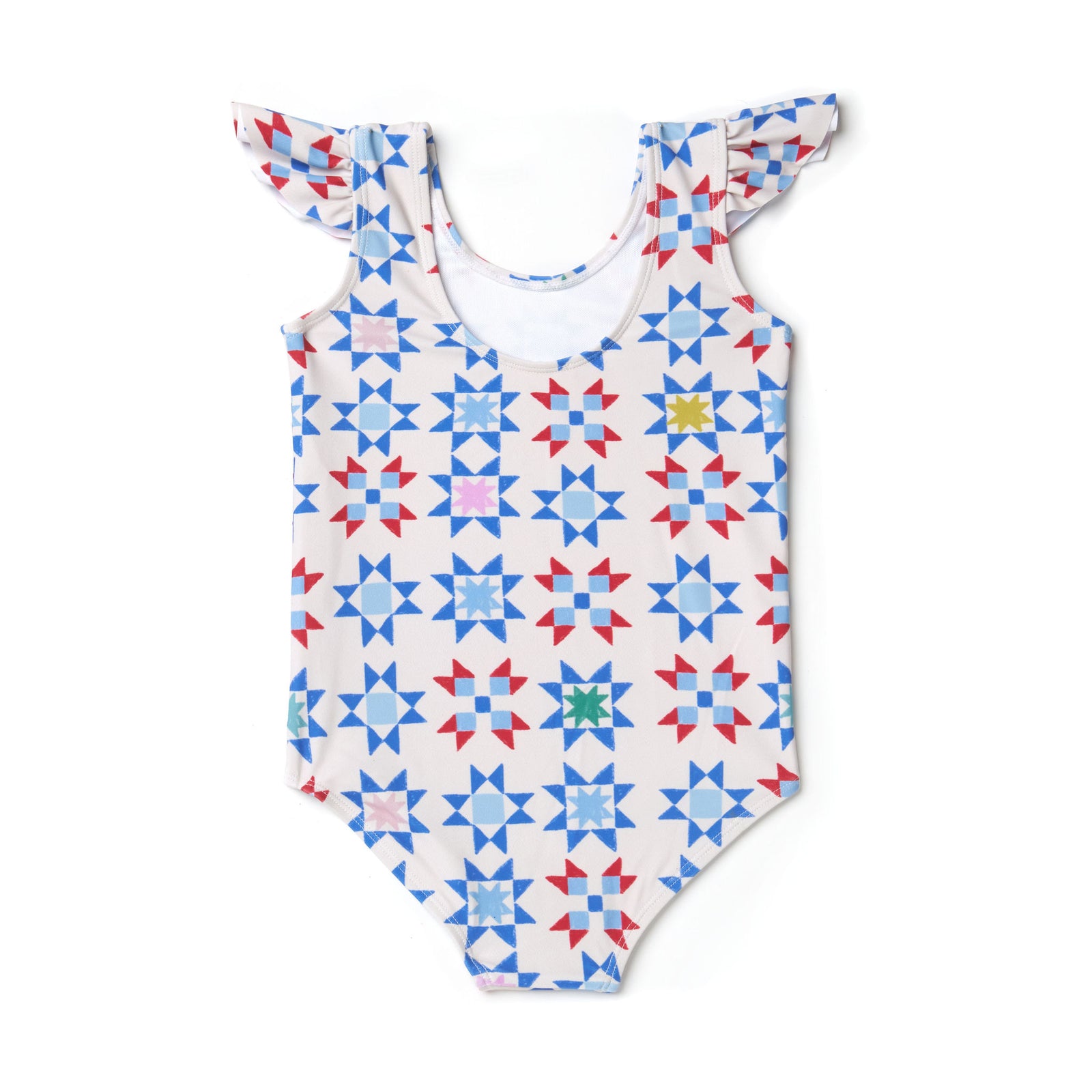 Americana Quilt Flutter One Piece