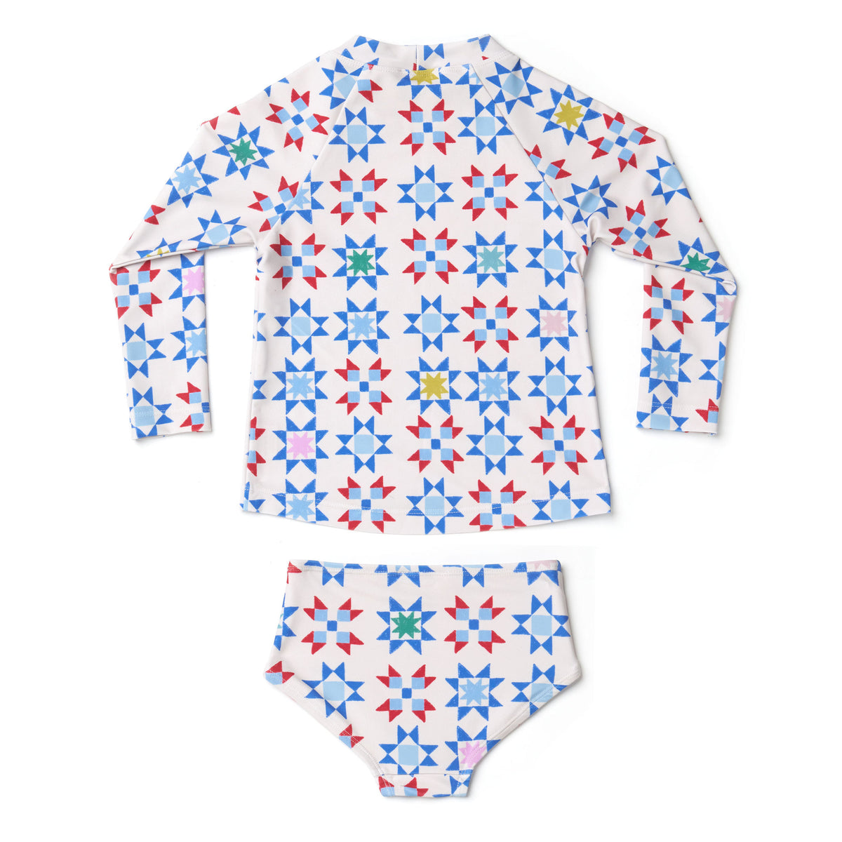 Americana Quilt Rashguard Set