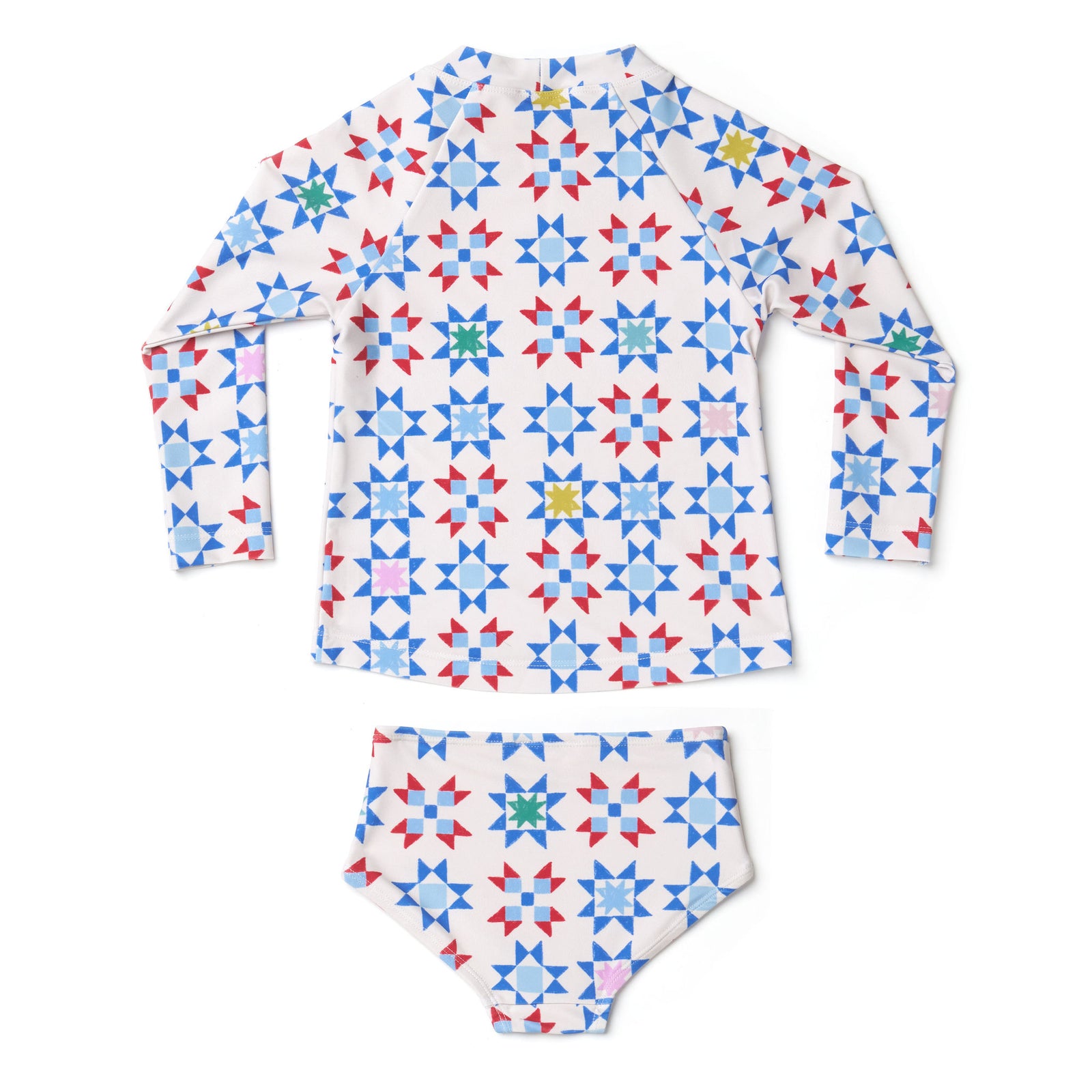 Americana Quilt Rashguard Set
