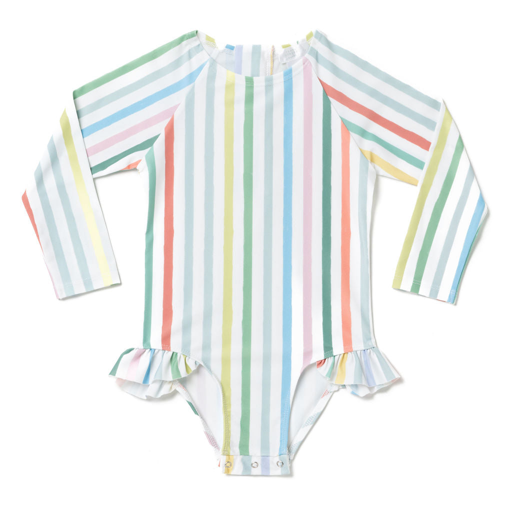 Abersoch Stripe Rashguard One Piece