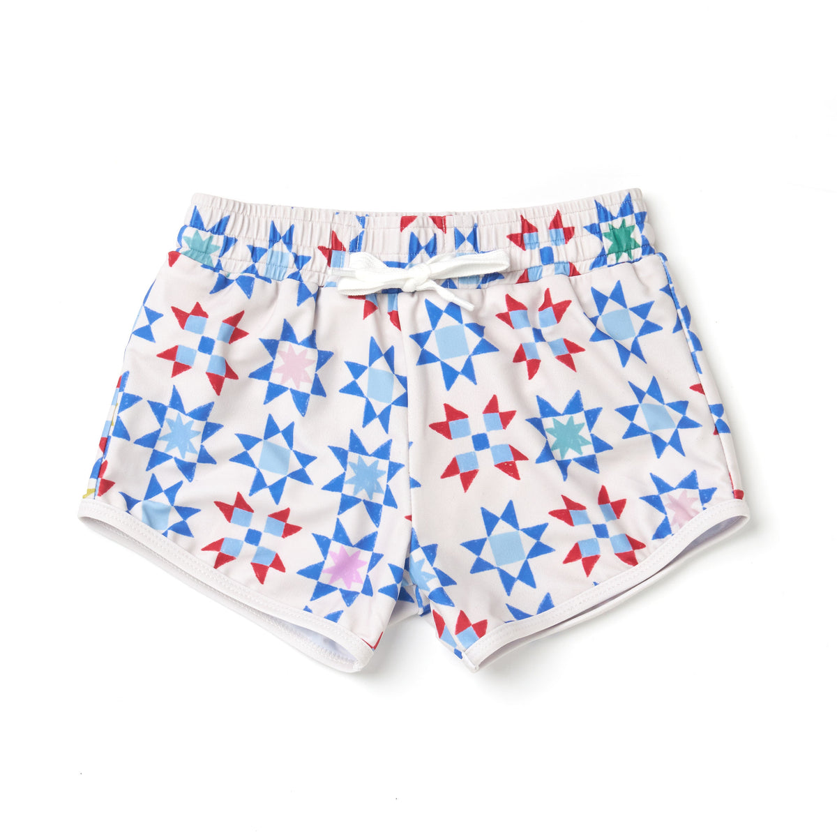 Americana Quilt Drawstring Trunks