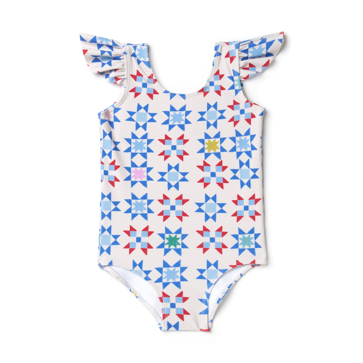 Americana Quilt Flutter One Piece
