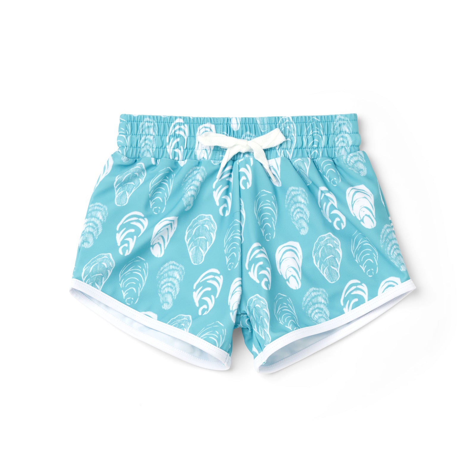 Oyster Sea Glass Drawstring Trunks