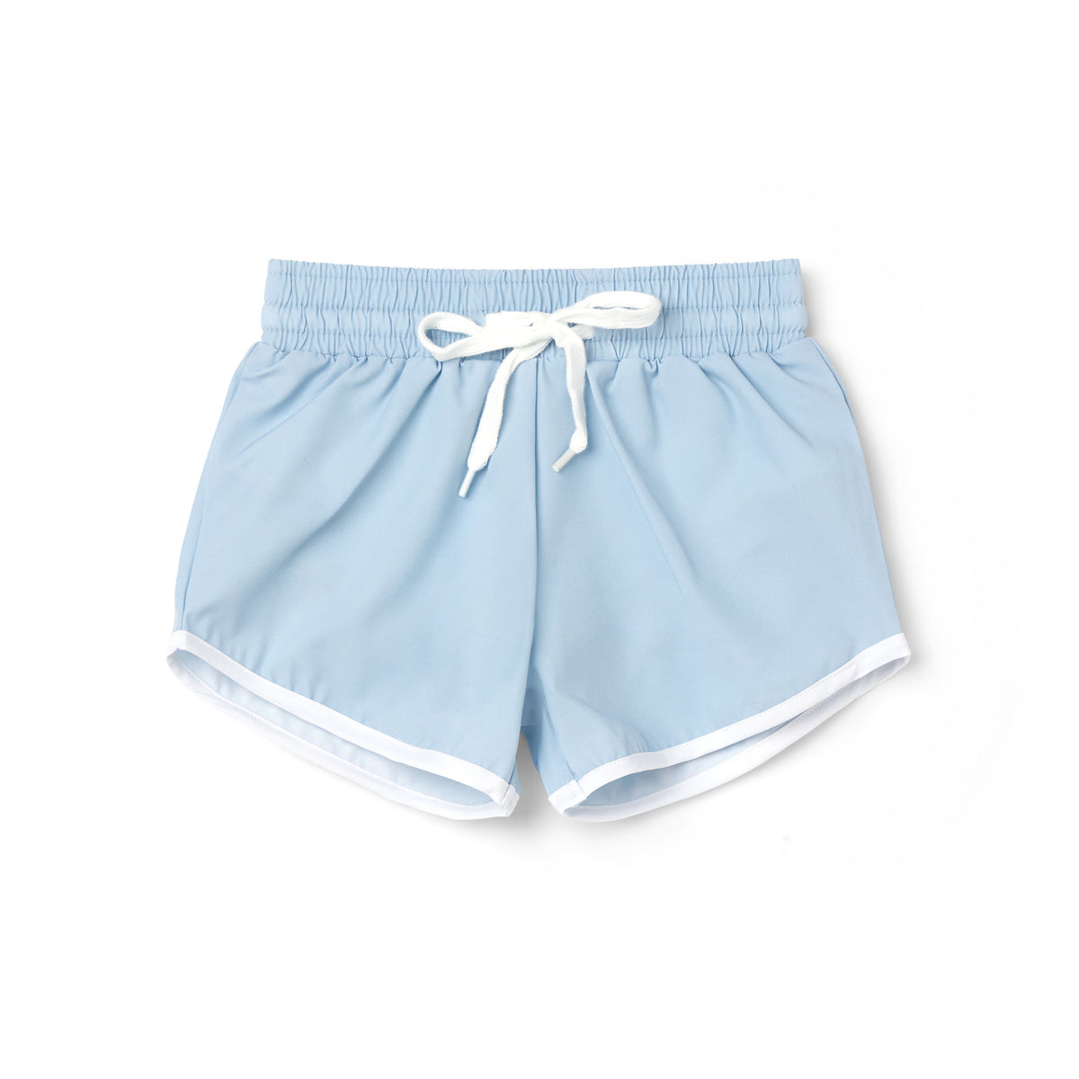 Pearl Street Blue Drawstring Trunks - Woven