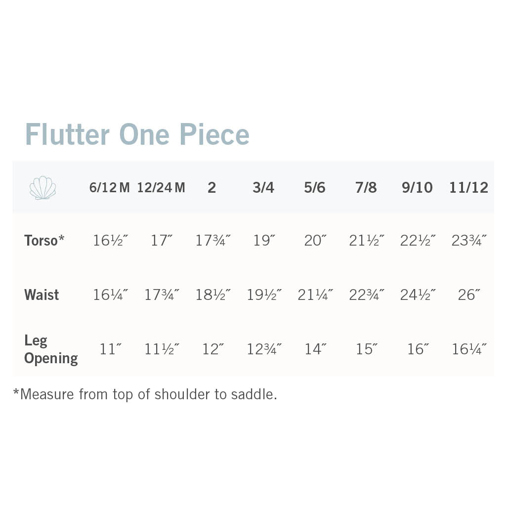 Wavy Floral Flutter One Piece