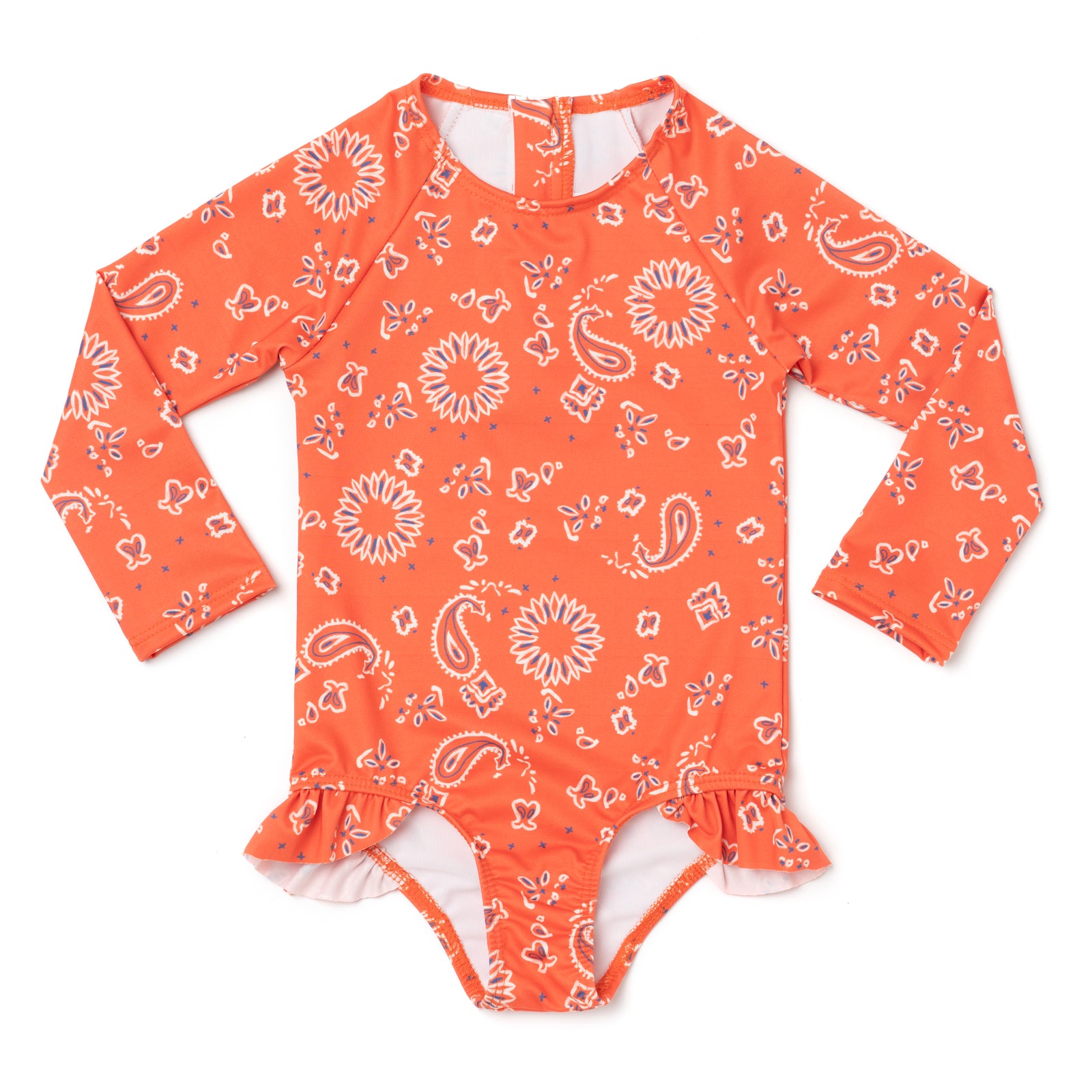 Red Bandana Rashguard One Piece